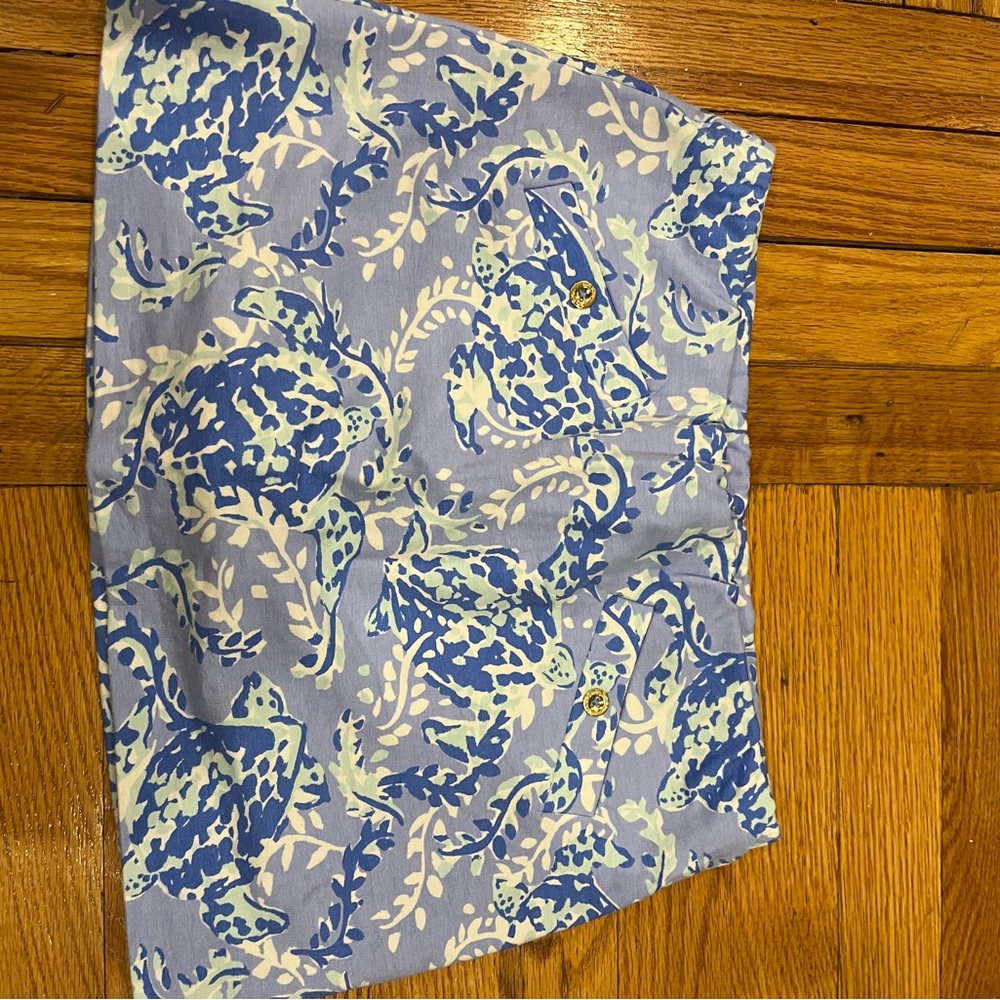 Lilly Pulitzer Blue Patterned Skirt